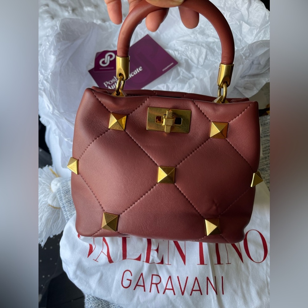 Valentino Roman Stud Top Handle Bag 🤎